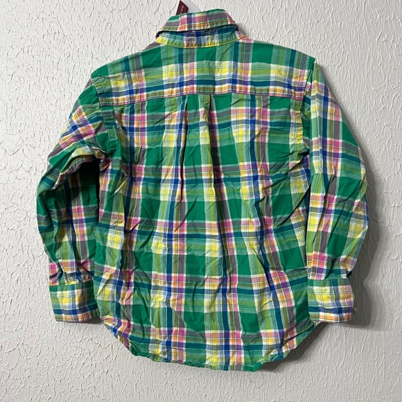 Polo Ralph Lauren boys Easter plaid shirt size 4 - Picture 4 of 4